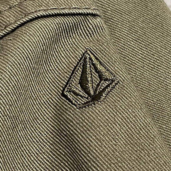 NWT Volcom True‎ to This So Chickie High Rise Chino Twill Pants Olive 26x26 $62 - Picture 3 of 13